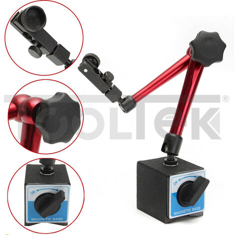 BASE MAGNETICA SNODATA SNODABILE COMPARATORE SUPPORTO MAGNETICO TORNIO