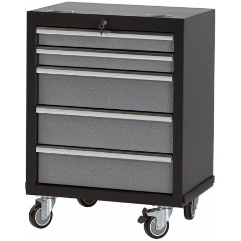BASE METALICA 5 CAJONES C/RUEDAS CONJUNT