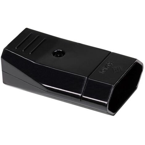 Base Mobile 2p 10 A 250 V Noire