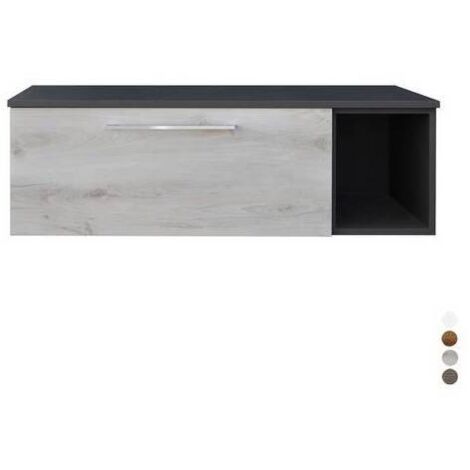 BASE MOBILE BAGNO L.120 CM MOD. A Misura: Rovere Mielato