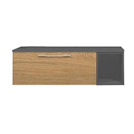BASE MOBILE BAGNO L.120 CM MOD. A Rovere Mielato
