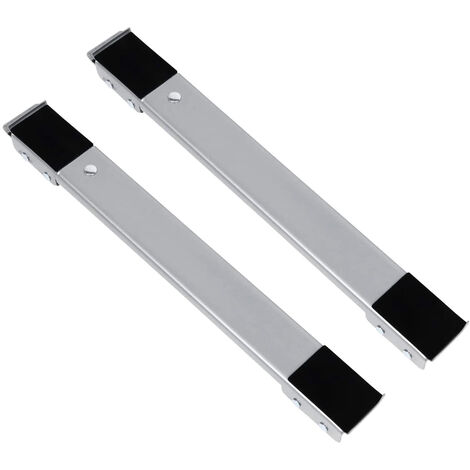 Base Mobile Regolabile 44-70cm Carrello Lavatrice Asciugatrice Frigo Ruote 400KG