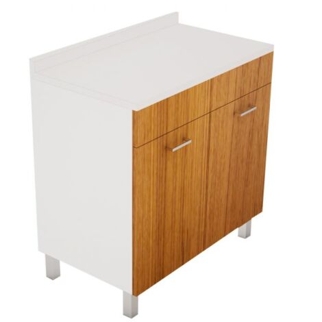 BASE MOD. PRATIKA cm 40 x 50 Bianco Apre Vs/ Dx