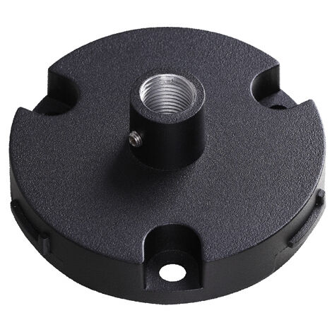 Base Moderna Jedi Alluminio Antracite D9,6Cm