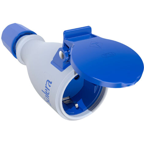 Base Móvil Bipolar Elastómero 3680W Blanco IP54 Solera
