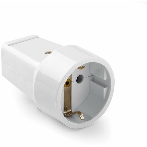 BASE MOVIL d.4,8 10A-250V TT LAT.BLANCO