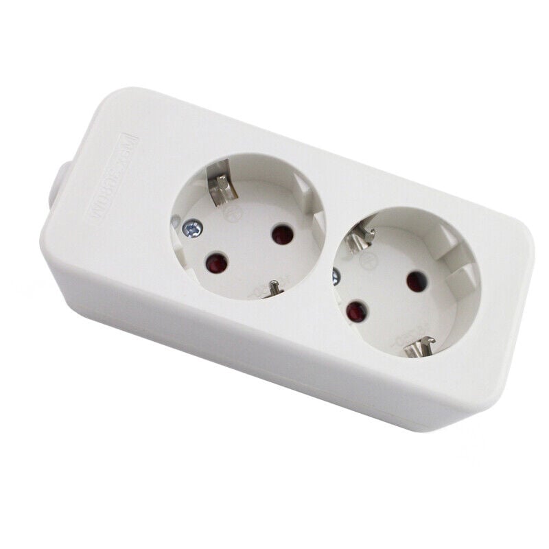 

Base múltiple serie Mega 2 tomas sin cable ( 000800222) - GSC