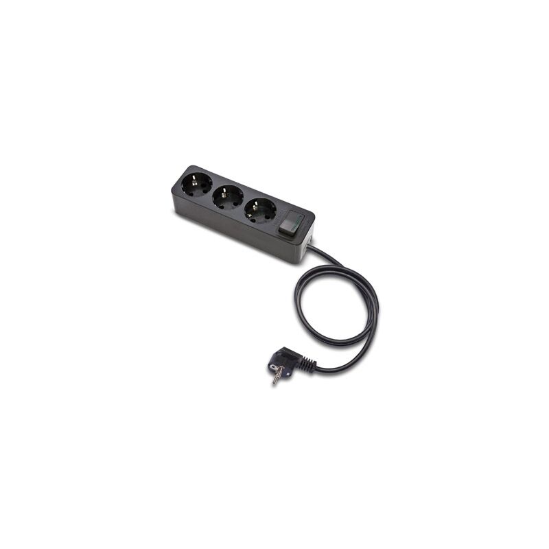 

Base múltiple con interruptor 4 tomas 1,5m. negro