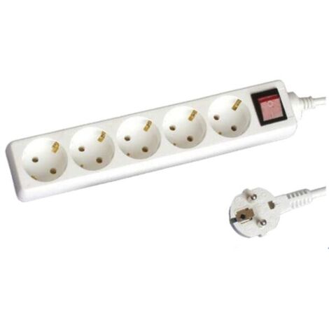 Base multiple 5 prises avec interrupteur 1,5 mètre de câble GSC 0000013