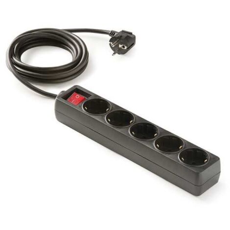 BASE MULTIPLE 5TOMAS TT NEGRO C/INTER - 1,5 M