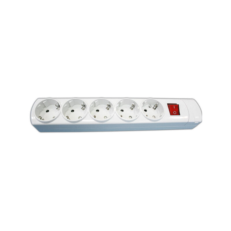 

Base múltiple con interruptor de 5 tomas 16A/250V . Sin cable 36.129/SC Electro DH 8430552128457,