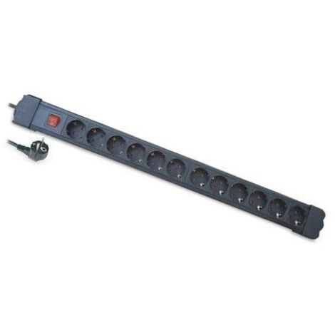 Base múltiple de 12 tomas con 1.5m de cable max.3500W