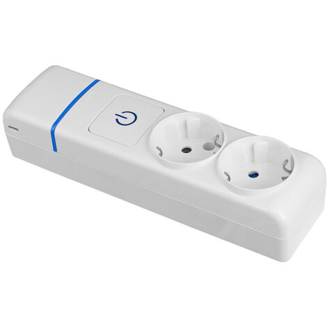 Base múltiple de 2 tomas 2p+t, 16a 250v con interruptor luminoso. 8002pil solera