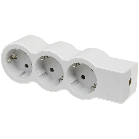 Base múltiple de 3 tomas sin cable 694573 de Legrand
