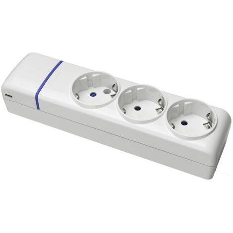 Base múltiple de 3 tomas t/tl 8003p solera