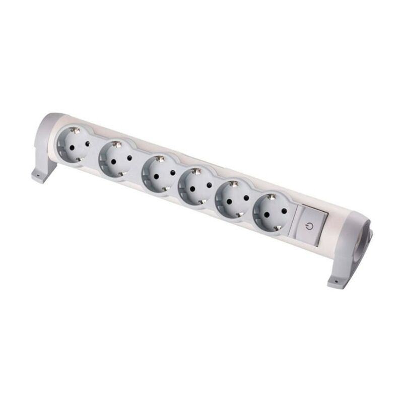 

Base múltiple de 6 tomas de Legrand | Blanco