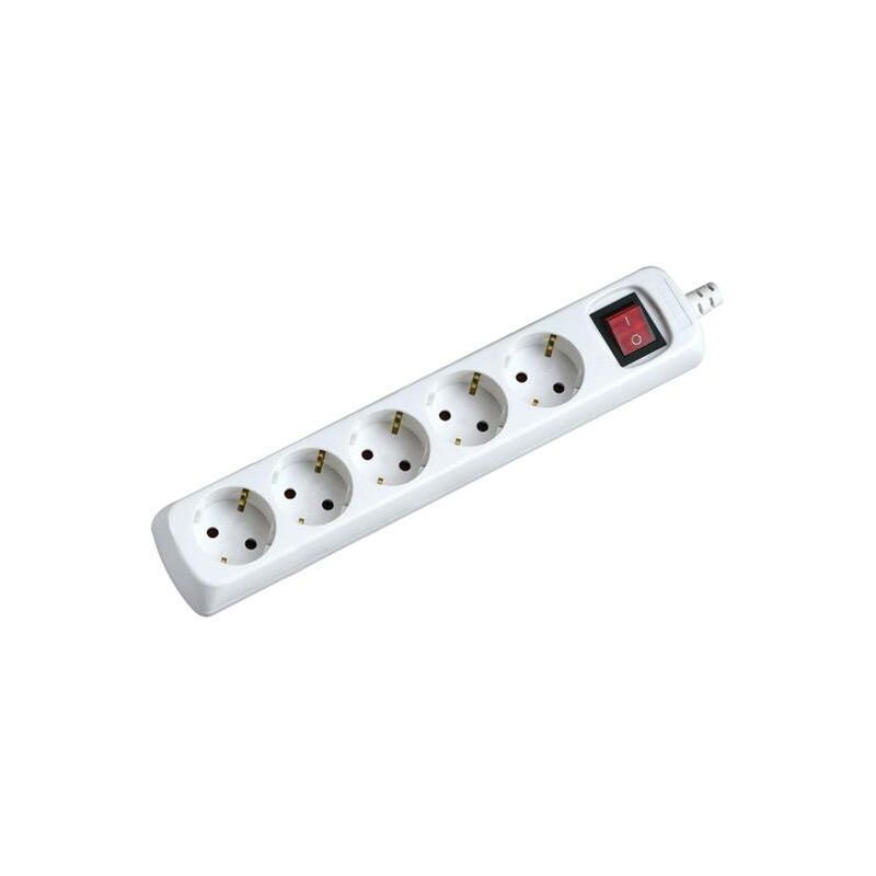 

Base multiple eco con interruptor 5 tomas
