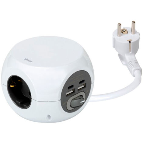Base multiple elec 4 usb 3t-tt combiball simon bl 100x950x73