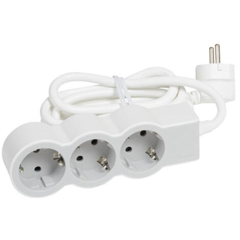 Base multiple elec estand. revolution legrand bl/ne 3x2p+t 1
