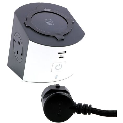Base multiple elec induccion corner revolution legrand bl/ne