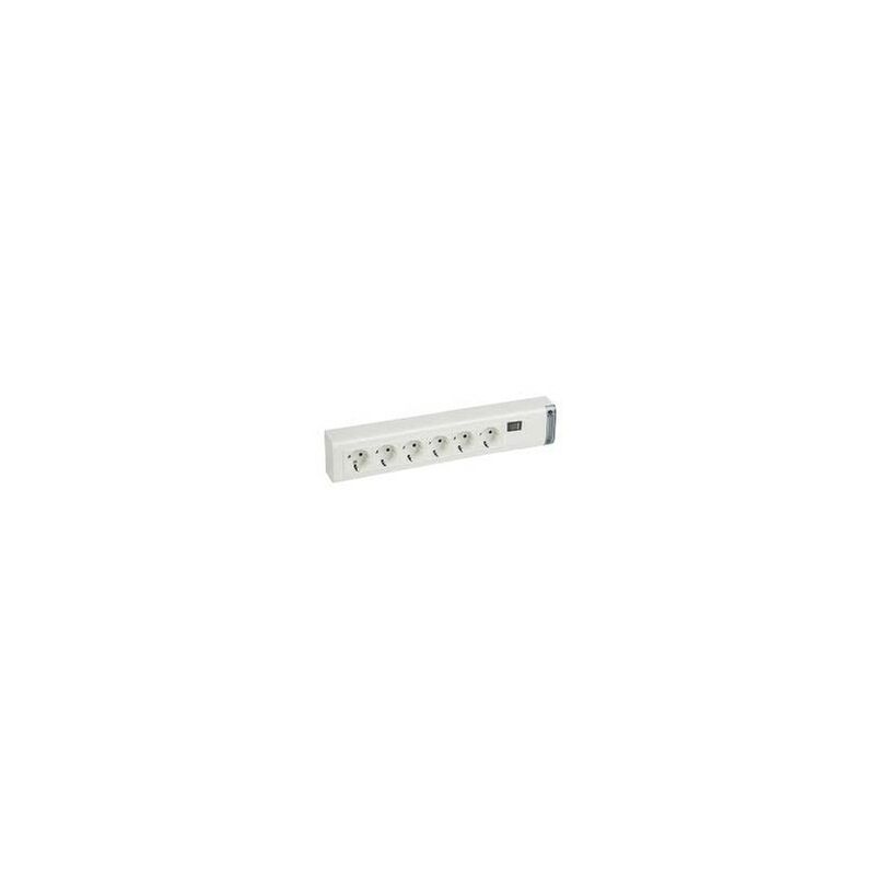 

Base multiple instalacion 6 tomas 2P+TT 16A 050630 Gris/Blanco - Legrand