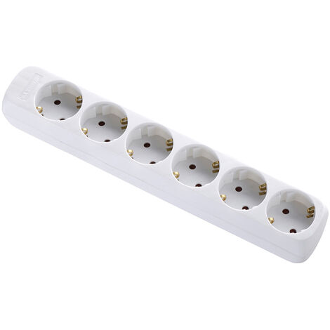 Base múltiple sin interruptor 6t 1,5 m