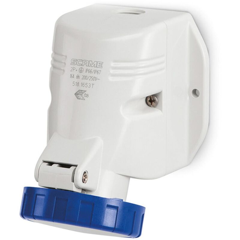 

Base Mural Estanca CETAC 32 A IP67 Optima SCAME 2P+T 250 V AC - 2P+T 250 V AC