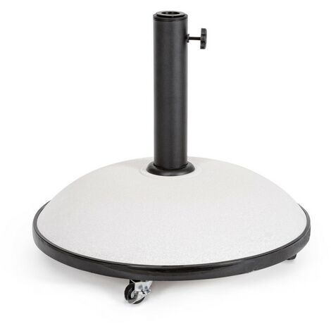 YES EVERYDAY Ombrellone Barry con ruote 50Kg Bianco