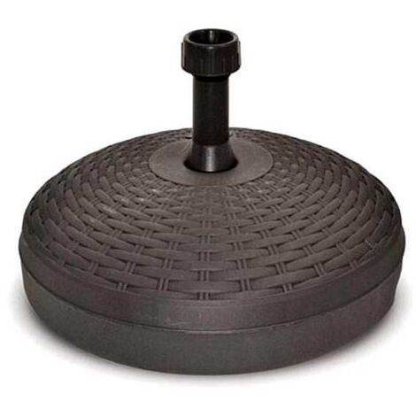 Base Ombrelloni Plastica Antracite Rattan Adriatic