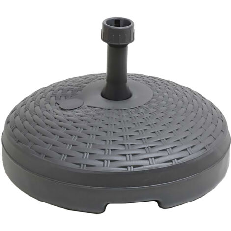 BASE P/OMBRELLONE PVC RATTAN D45 TUBO D 35 COL ASS  6 PZ