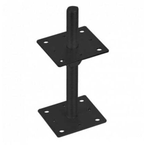 Base palo M20 80x250x3mm nero