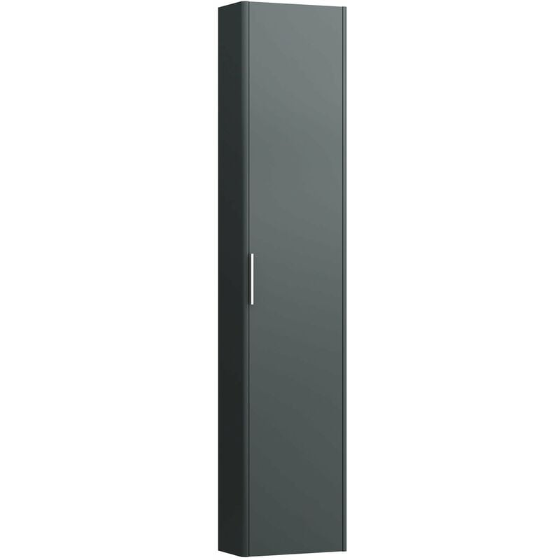 

Laufen Base alto gabinete, con saliente bajo, cierre suave, bisagra a la izquierda, bordes redondeados, color: Gris de tráfico - H4026411102661