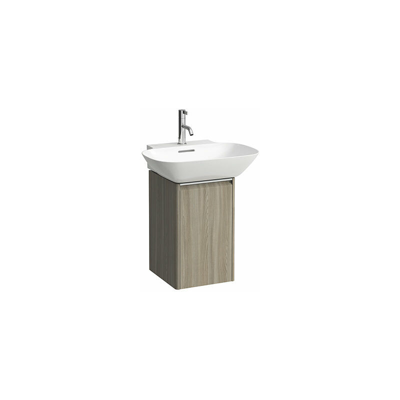 

Laufen - Base para el tocador de Ino para lavabo 810302, 1 puerta, bisagra a la izquierda, mango de aluminio anodizado, color: Luz de olmo