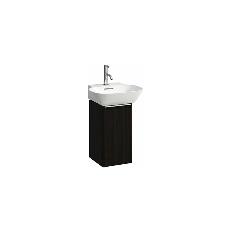 

Base para el tocador de Ino para lavabo 815301, 1 puerta, bisagra a la izquierda, mango de aluminio anodizado, color: Olmo oscuro - H4030111102631