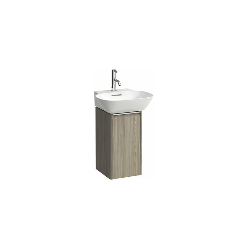 

Base para el tocador de Ino para lavabo 815301, 1 puerta, bisagra a la izquierda, mango de aluminio anodizado, color: Luz de olmo - H4030111102621