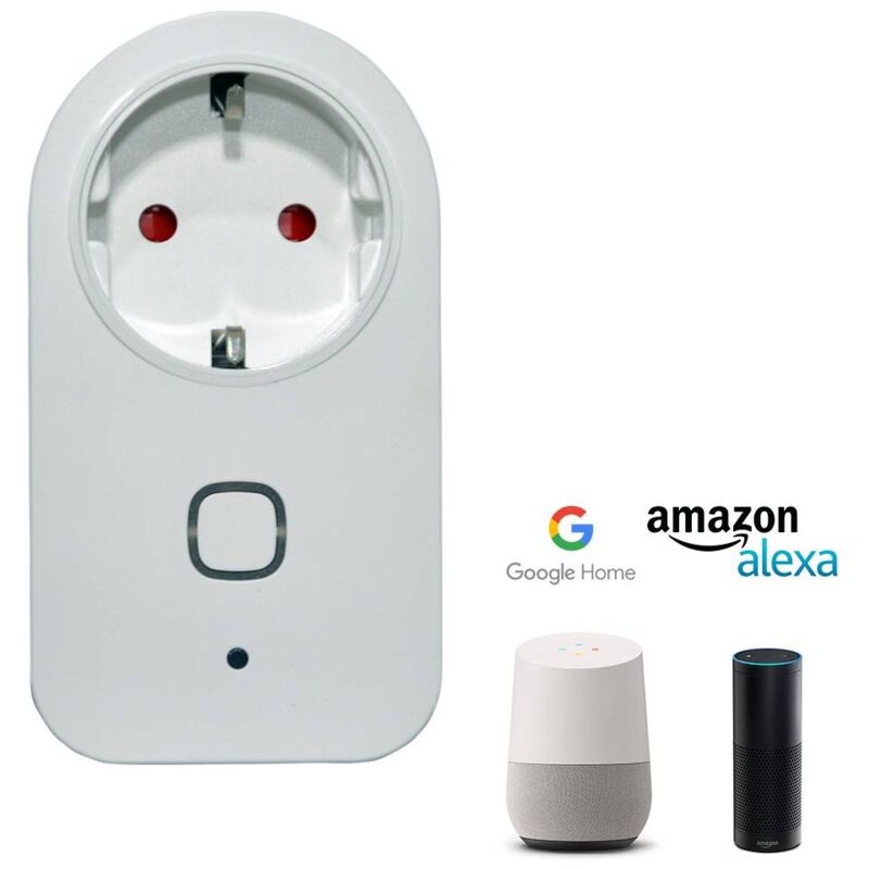 

Base para enchufe inteligente conexión WiFi - Google Home / ALEXA