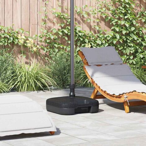 Base para parasol de exteriores Negro 45 x 45 x 29.5 cm