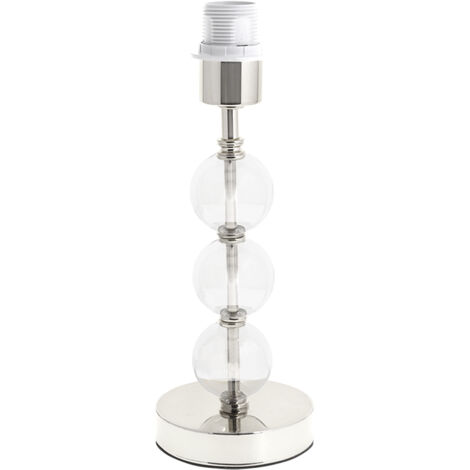 Base para Sobremesa ALVOR 1xE27 Al.33xD.12,5cm Cromo