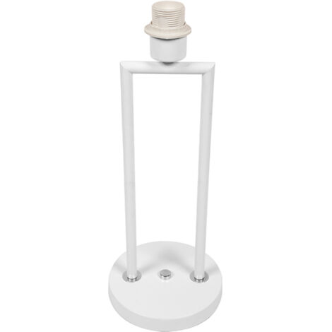 Base para Sobremesa MONTIJO 1xE27 18d Blanco