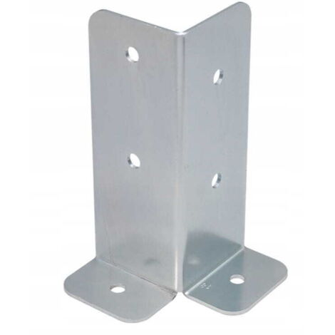 Base per collegamento pali, zincata, 75x75x200x3 mm
