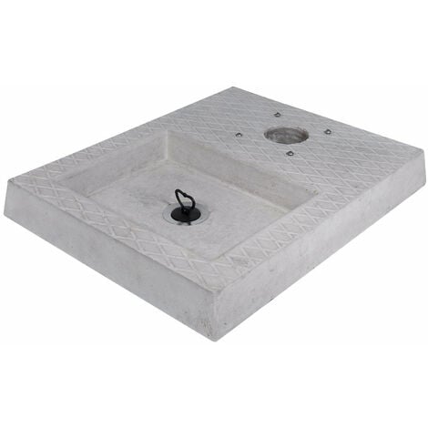 Base per Fontane 49x39x6 cm in Cemento Belfer 42/BSC/4