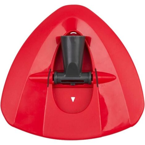 Base per mocio - Compatibile con gli accessori per mocio in plastica Vileda O-Cedar: testa triangolare rossa, coperchio del serbatoio della base.