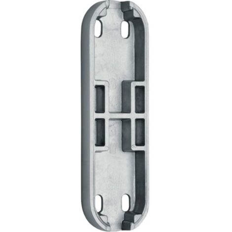 Base per motorizzazione Vario per aste sovrapposte, anodizzata argento, DENI