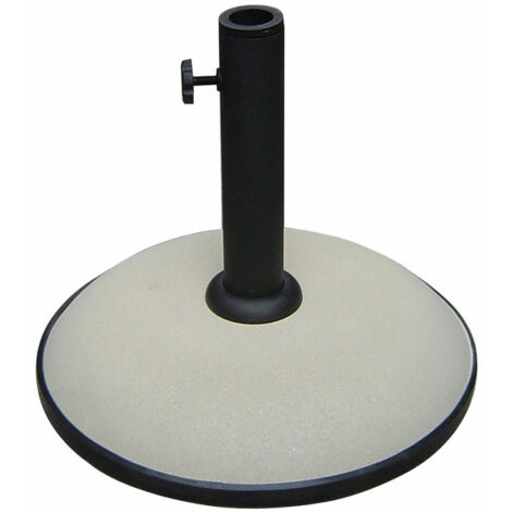 Base per Ombrello Marbueno bianca 36 x 29 cm stabile