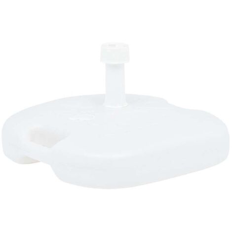 Base per ombrellone 16L Colore Bianco 44x44x12cm IPAE Progarden