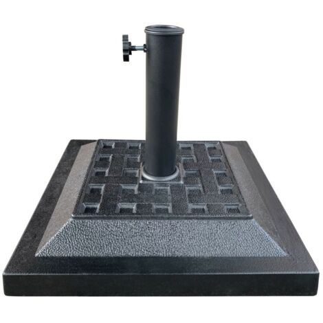 Base per Ombrellone Aktive 44 x 33 x 44 cm Nero Plastica