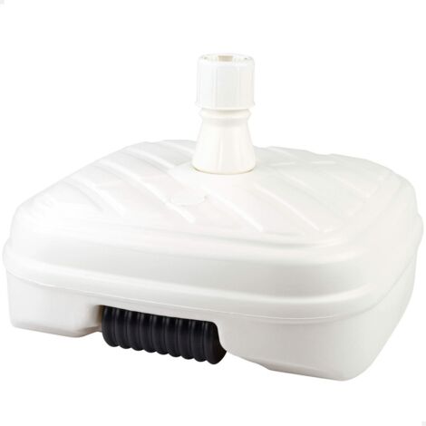 Base per Ombrellone Aktive Bianca 56 cm Stabile e Mobile