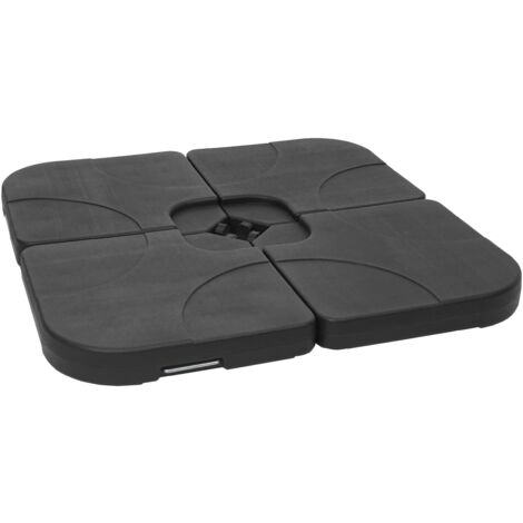 Base per ombrellone con supporto in 4 parti 100kg riempito 040004918