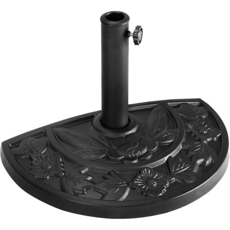 Base per Ombrellone da Giardino, Balcone, Spiaggia, Base Stabile e Resistente per Ombrelloni, con Forme Diverse, di Resina (50 x 25 x 33cm)
