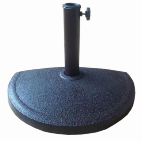 Base per Ombrellone da Muro a Parete Resina con Palo 36 48 mm Giardino Balcone